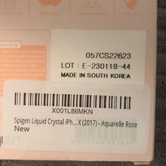 Spigen Liquid Crystal IPhone X Case NWT - Picture 3 of 5